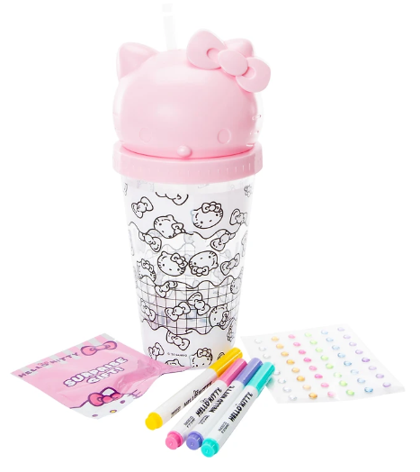 HELLO KITTY DOODLE TUMBLER Vaso con diseño de Hello Kitty para personalizar - Imagen 2